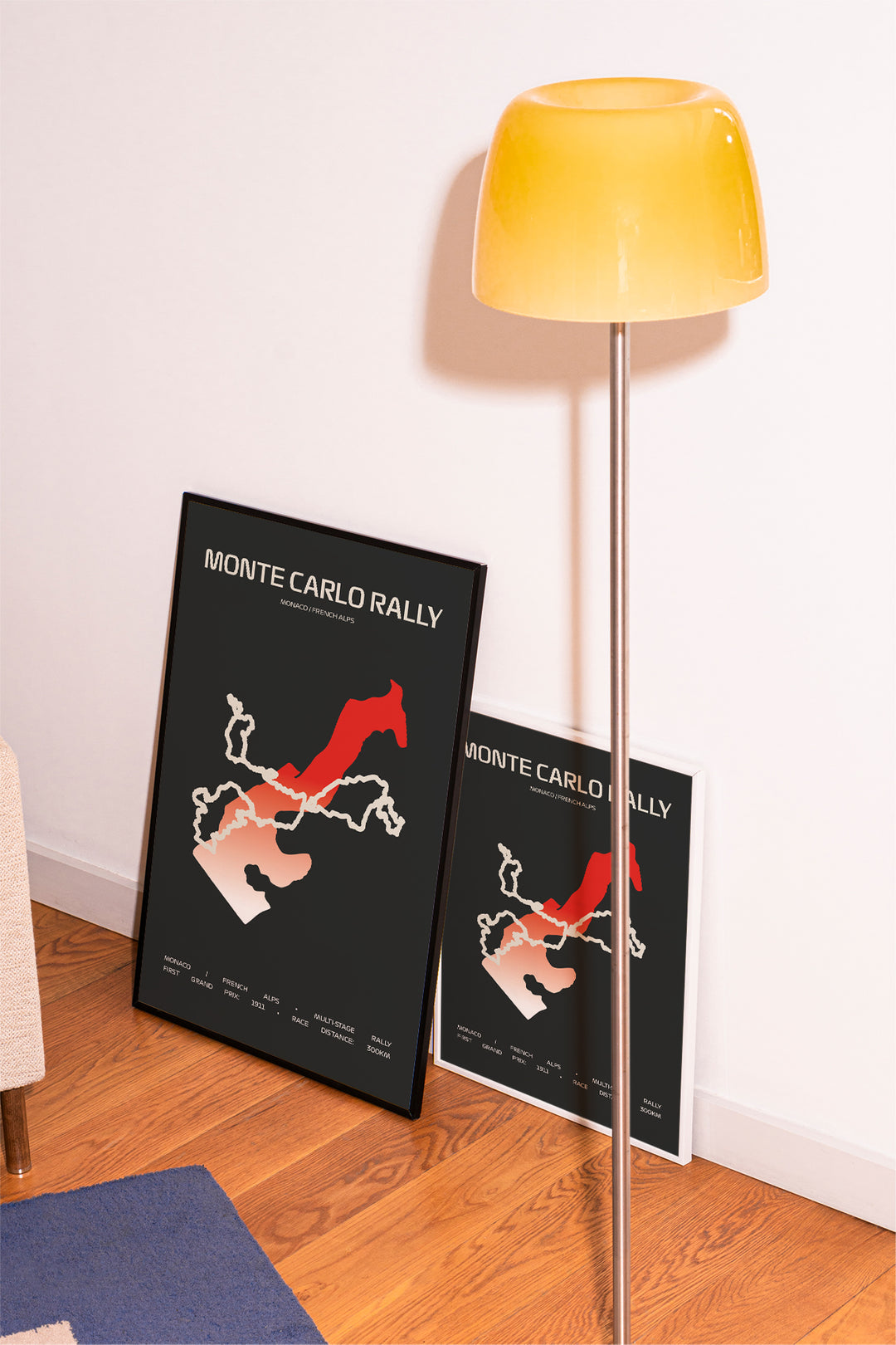 Monte Carlo Rally Poster – Minimal Series