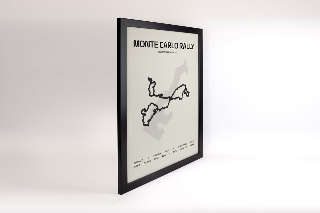Monte Carlo Rally Poster – Minimal Series
