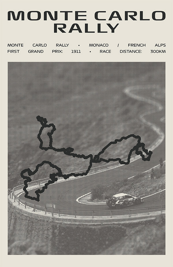 Monte Carlo Rally Poster – Picture Series