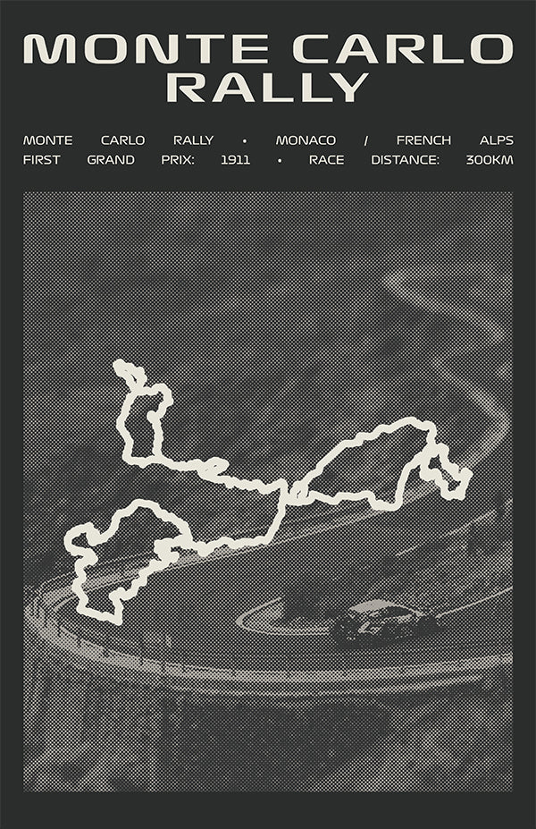 Monte Carlo Rally Poster – Picture Series