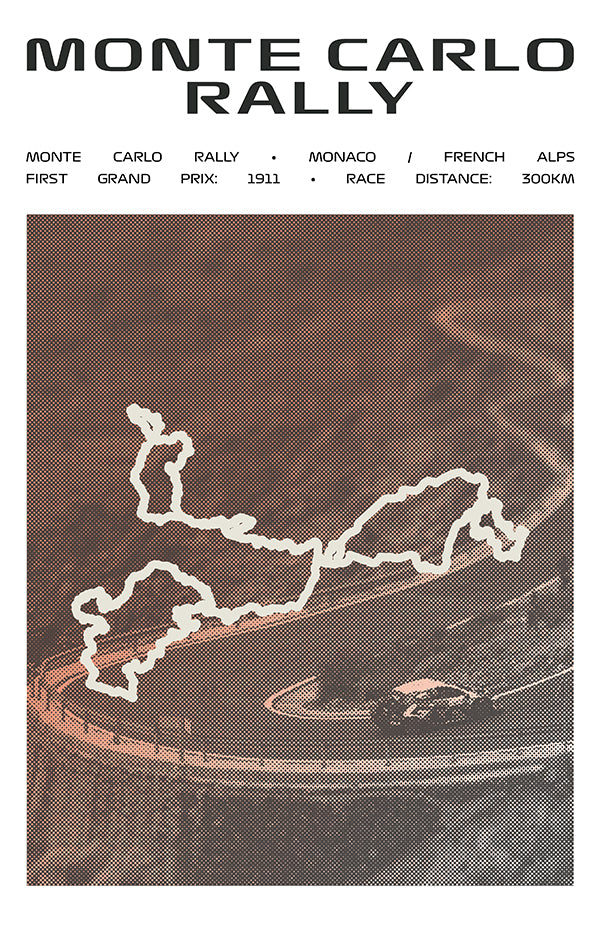 Monte Carlo Rally Poster – Picture Series