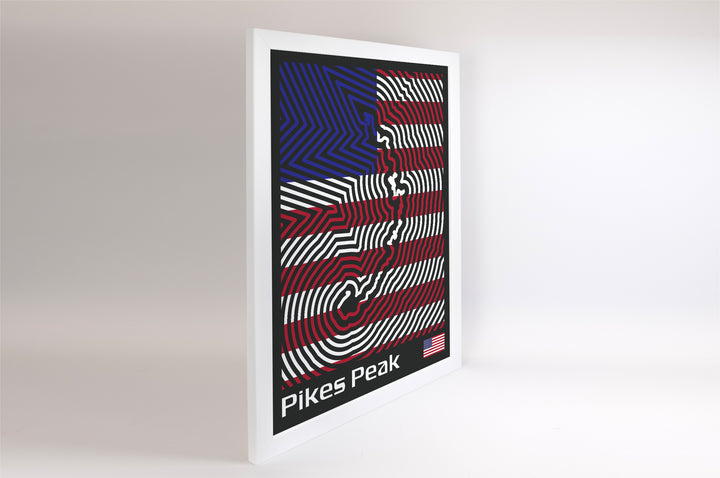 Pikes Peak International Hill Climb Poster – Line Series
