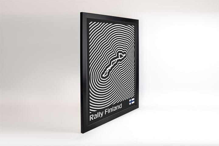 Rally Finland Poster – Line Series