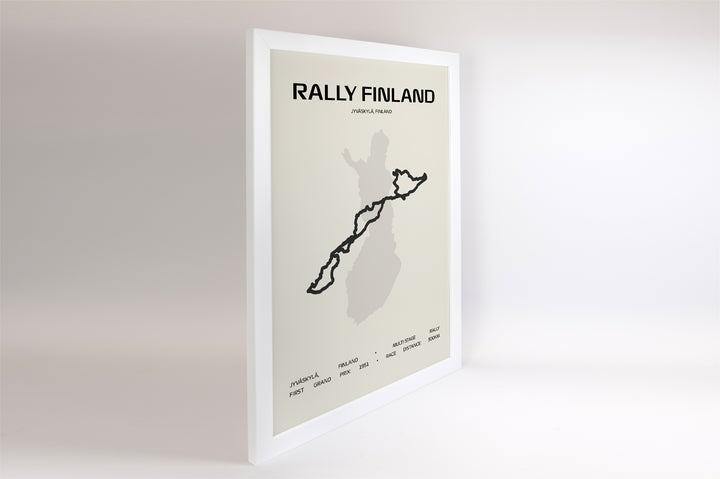 Rally Finland Poster – Minimal Series
