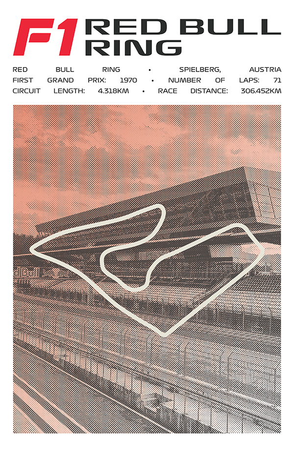Red Bull Ring Poster – Picture Series