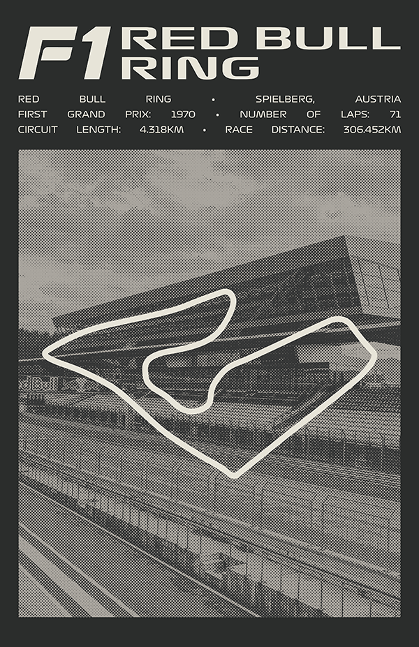 Red Bull Ring Poster – Picture Series