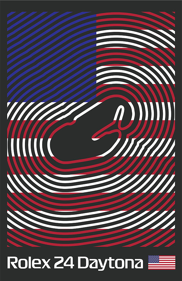 Rolex 24 at Daytona Poster – Line Series