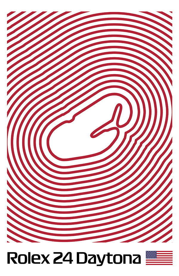 Rolex 24 at Daytona Poster – Line Series