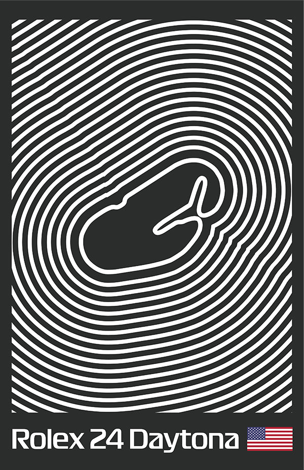 Rolex 24 at Daytona Poster – Line Series
