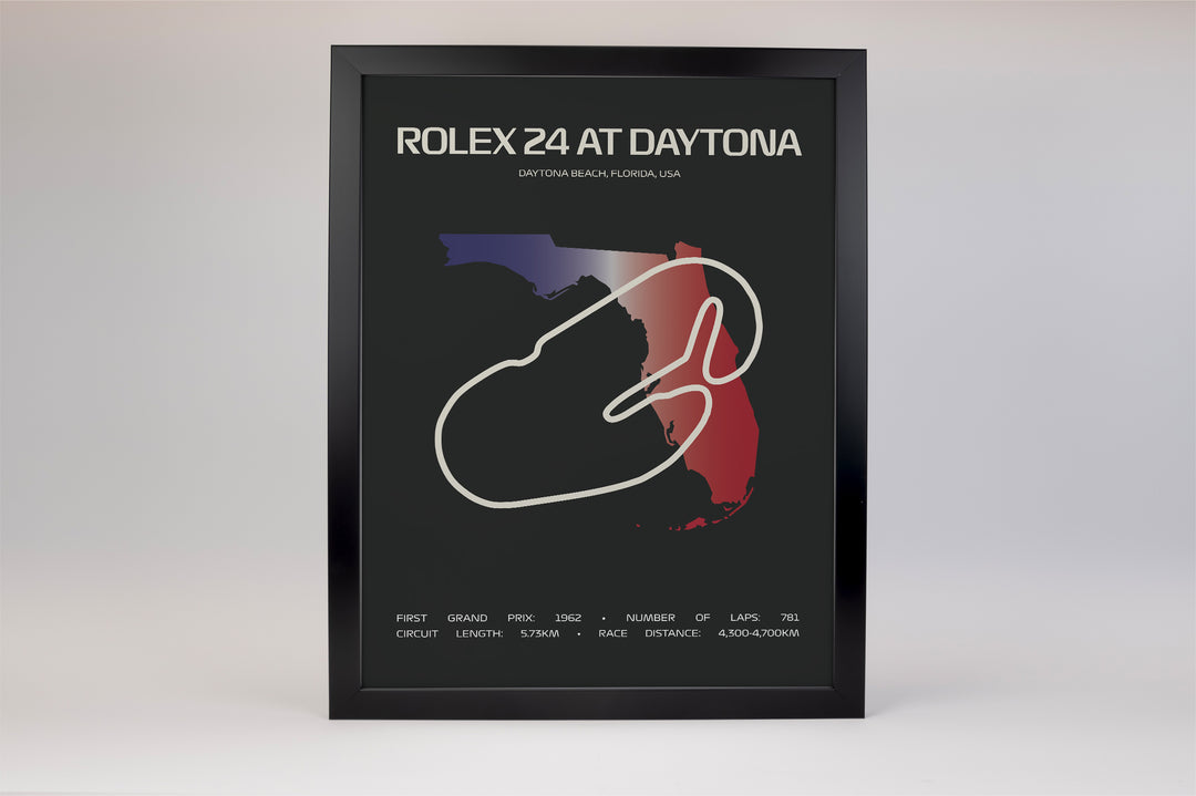 Rolex 24 at Daytona Poster – Minimal Series