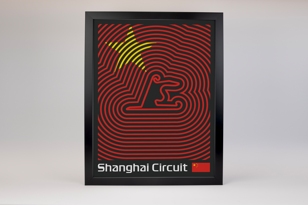 Shanghai International Circuit Poster – Line Series