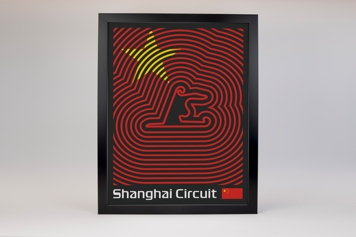 Shanghai International Circuit Poster – Line Series