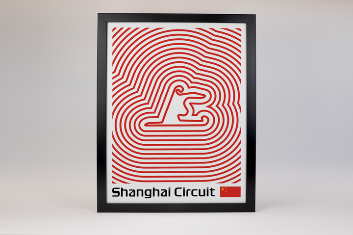 Shanghai International Circuit Poster – Line Series