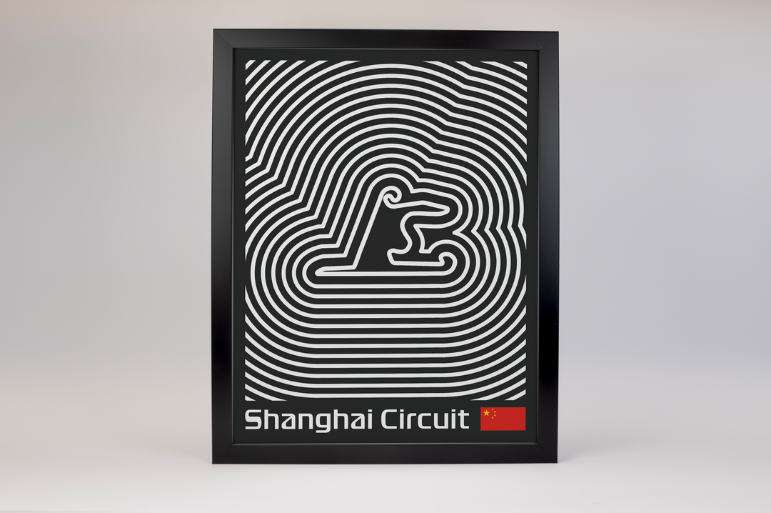 Shanghai International Circuit Poster – Line Series