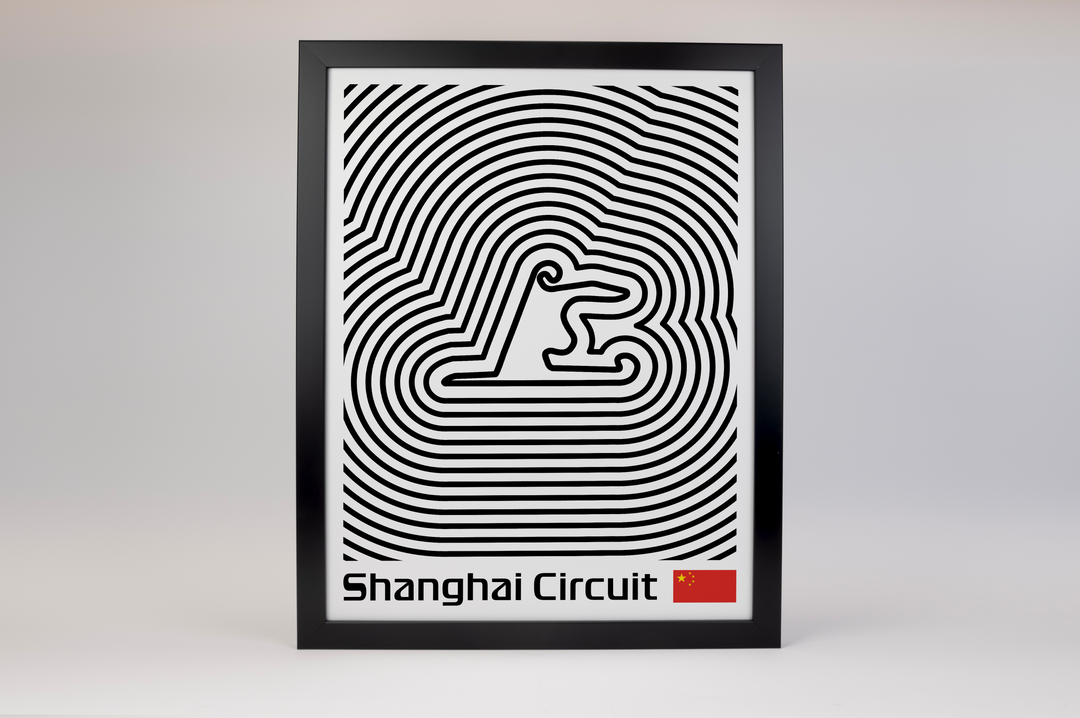 Shanghai International Circuit Poster – Line Series