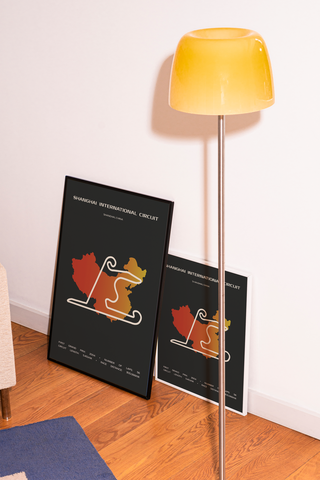 Shanghai International Circuit Poster – Minimal Series
