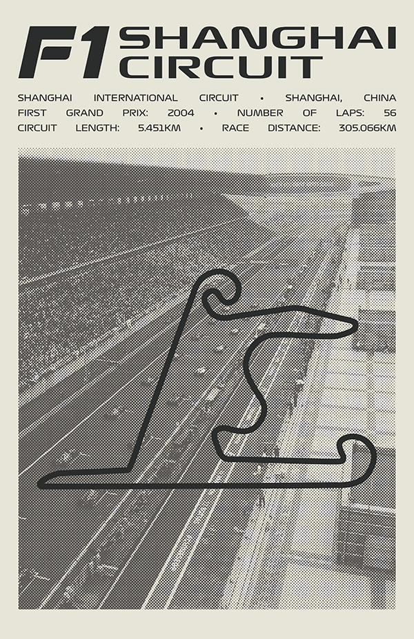 Shanghai International Circuit Poster – Picture Series