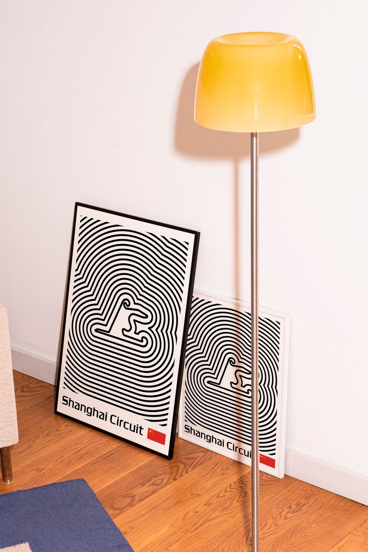 Shanghai International Circuit Poster – Line Series
