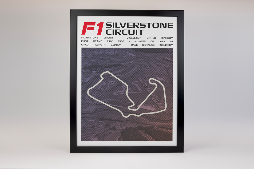 Silverstone Circuit Poster – Picture Series