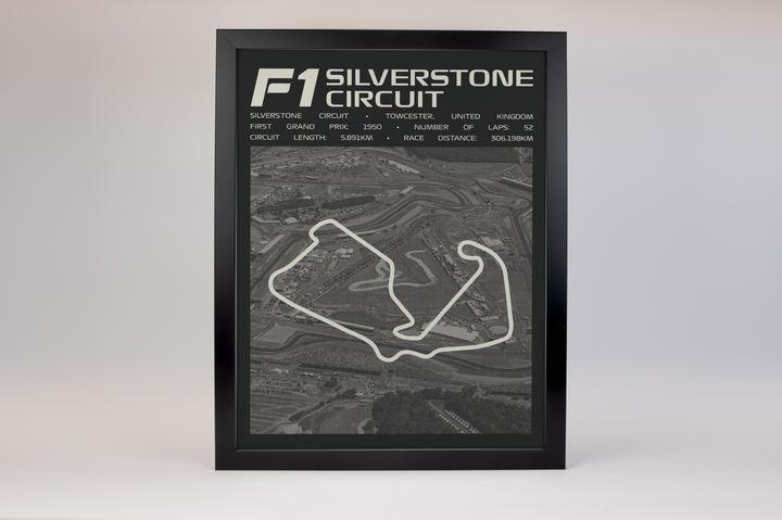 Silverstone Circuit Poster – Picture Series