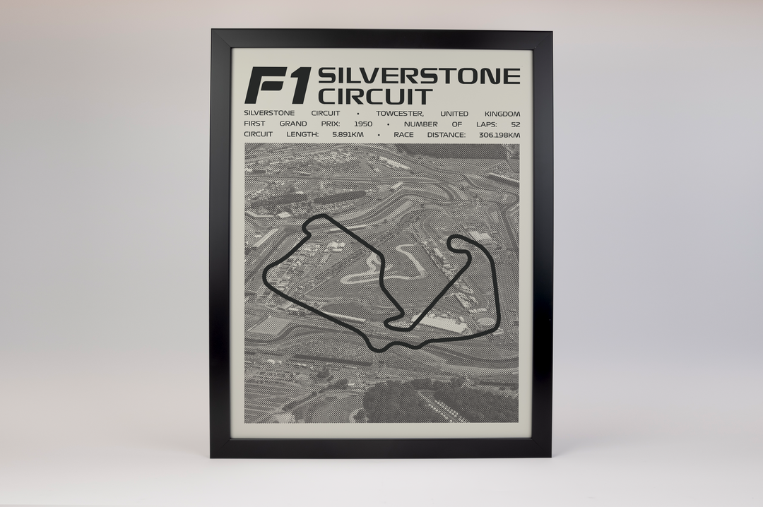 Silverstone Circuit Poster – Picture Series