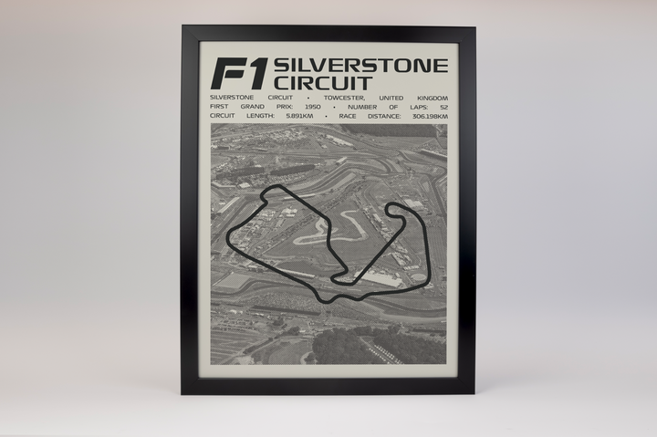 Silverstone Circuit Poster – Picture Series