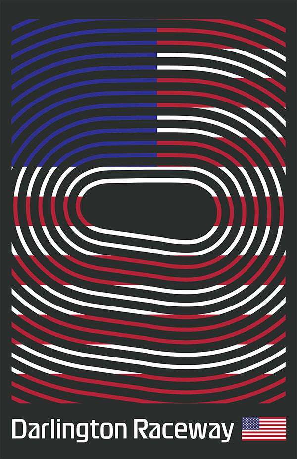 Southern 500 (Darlington) Poster – Line Series