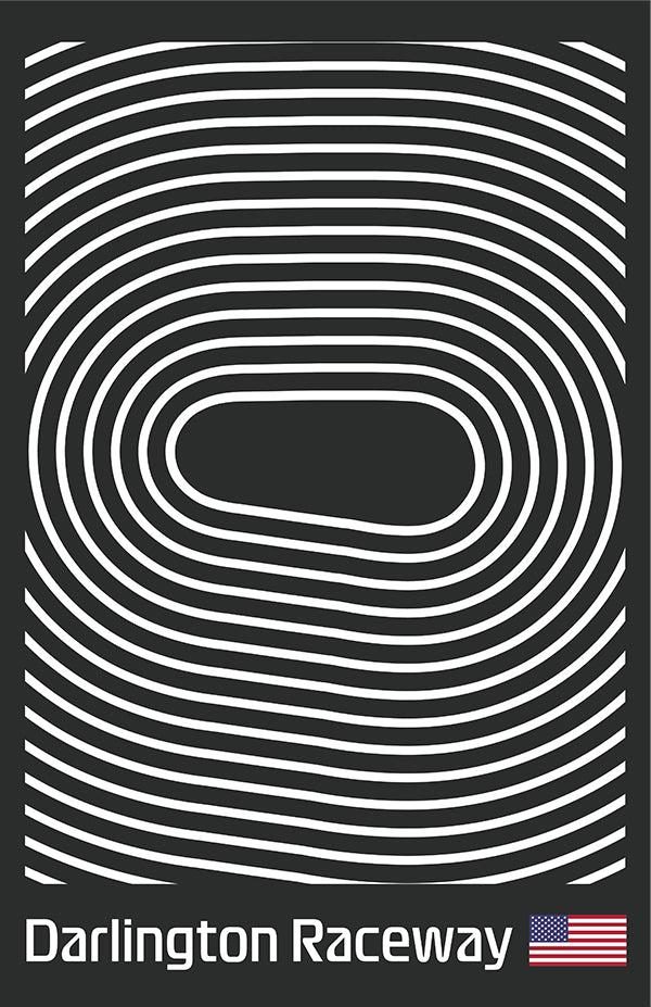 Southern 500 (Darlington) Poster – Line Series