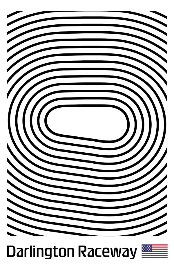 Southern 500 (Darlington) Poster – Line Series