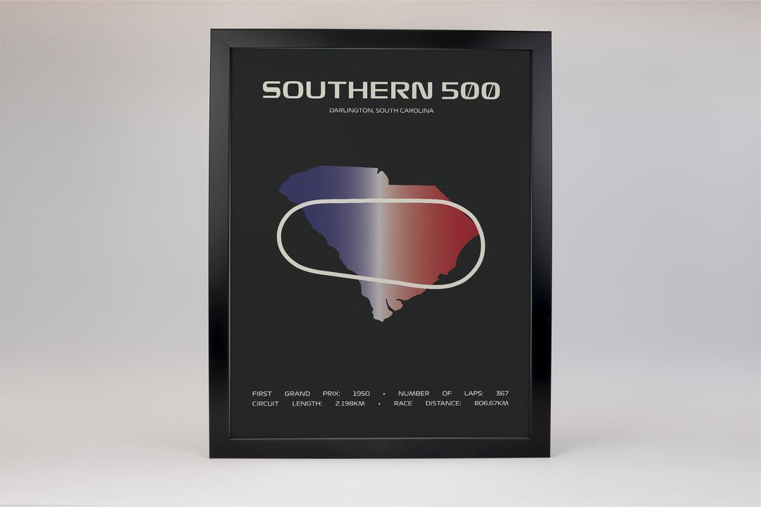 Southern 500 (Darlington) Poster – Minimal Series