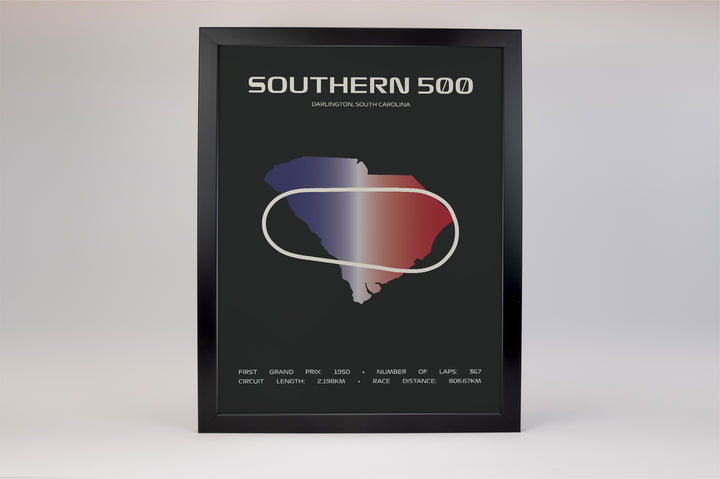 Southern 500 (Darlington) Poster – Minimal Series