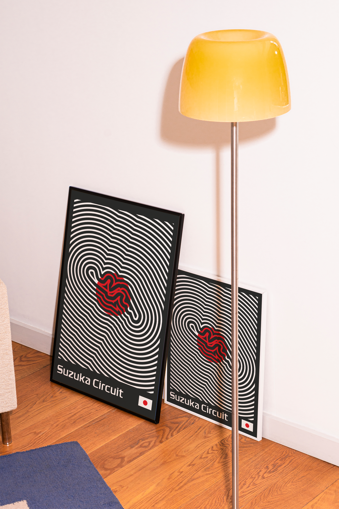 Suzuka Circuit Poster – Line Series