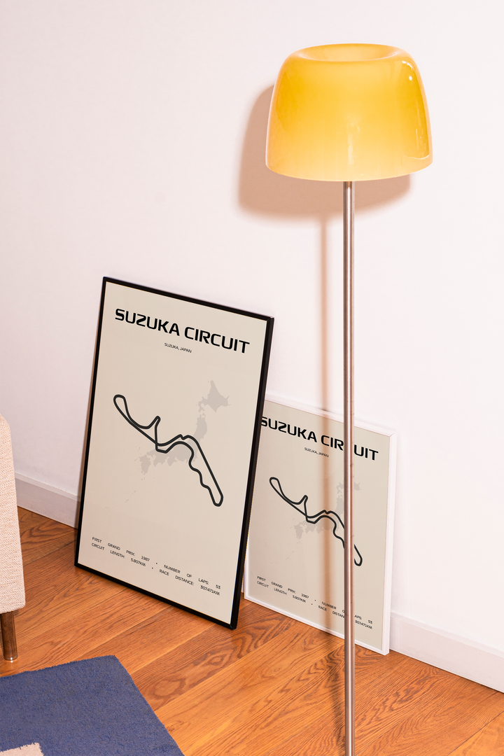 Suzuka Circuit Poster – Minimal Series