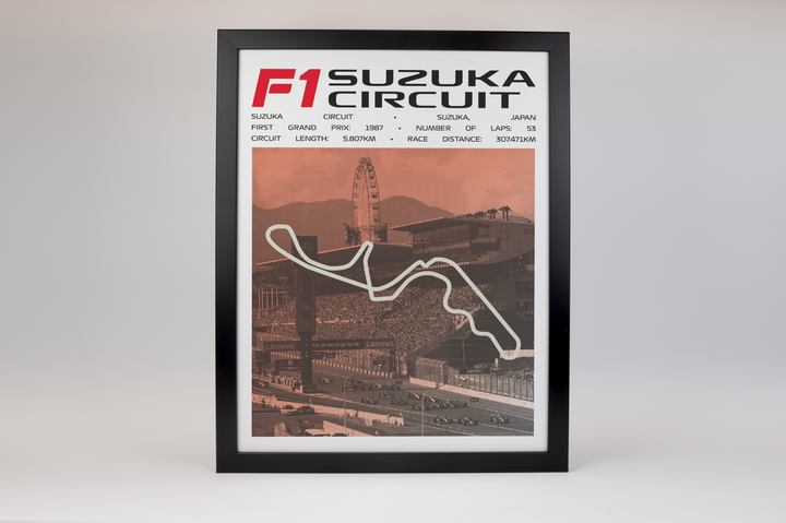 Suzuka Circuit Poster – Picture Series