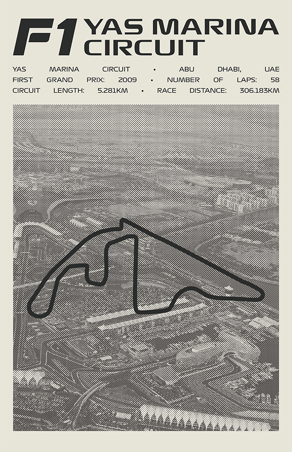Yas Marina Circuit Poster – Picture Series