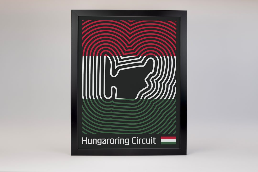 Hungaroring Poster – Line Series