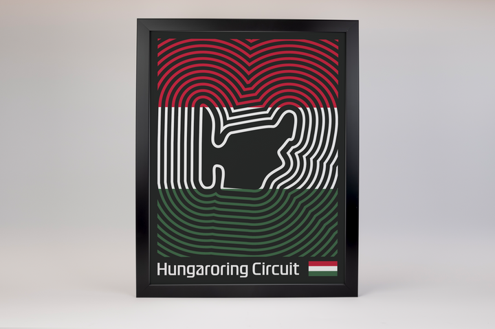 Hungaroring Poster – Line Series