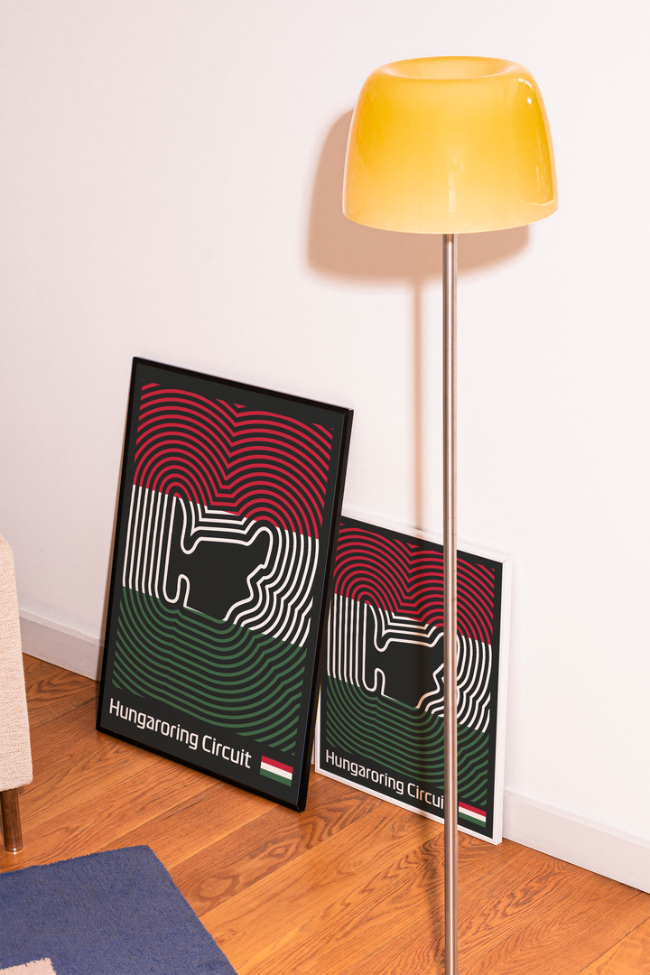Hungaroring Poster – Line Series