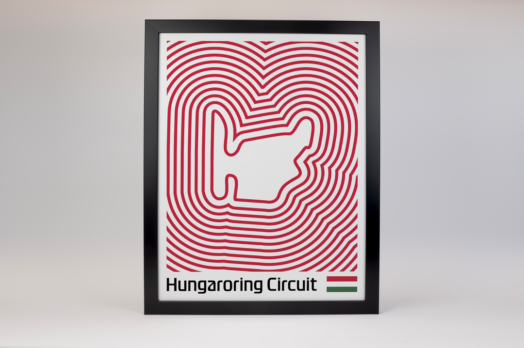 Hungaroring Poster – Line Series