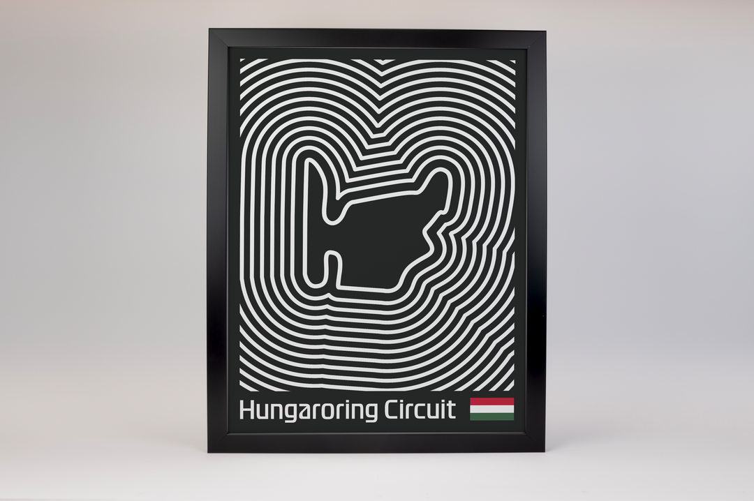 Hungaroring Poster – Line Series