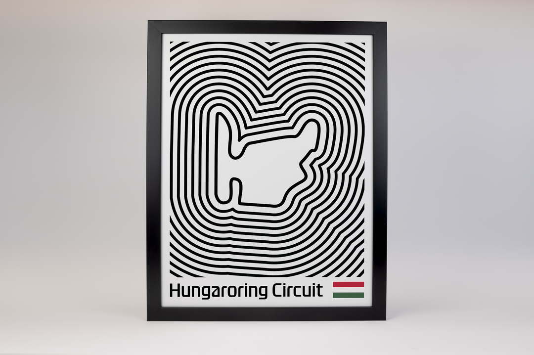 Hungaroring Poster – Line Series