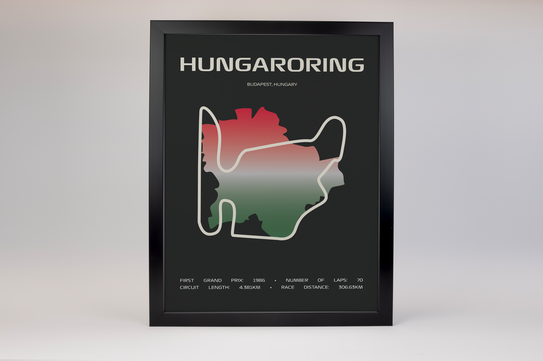 Hungaroring Poster – Minimal Series