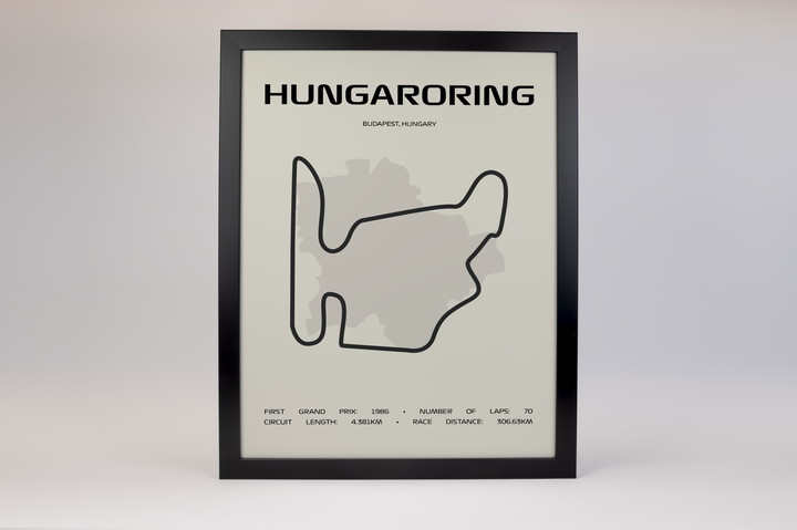 Hungaroring Poster – Minimal Series